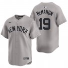 New York Yankees #19 Ryan McMahon Gray Men's & Youth Stitched Jersey