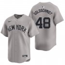 New York Yankees #48 Paul Goldschmidt Gray Men's & Youth Stitched Jersey