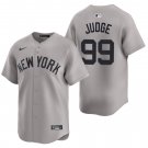New York Yankees #99 Aaron Judge Gray Men's & Youth Stitched Jersey