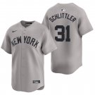 New York Yankees #31 Cam Schlittler Gray Men's & Youth Stitched Jersey