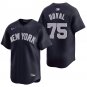 New York Yankees #75 Camilo Doval Navy Alt Men's & Youth Stitched Jersey