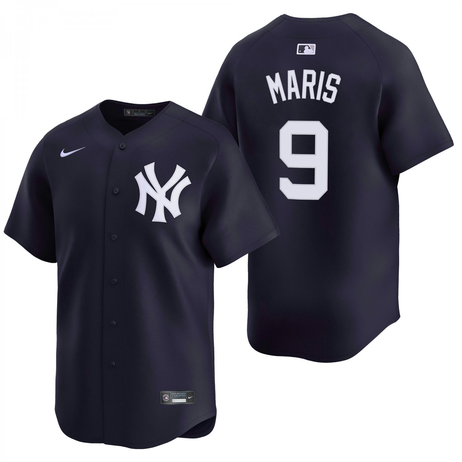 New York Yankees #9 Roger Maris Navy Men's & Youth Stitched Jersey