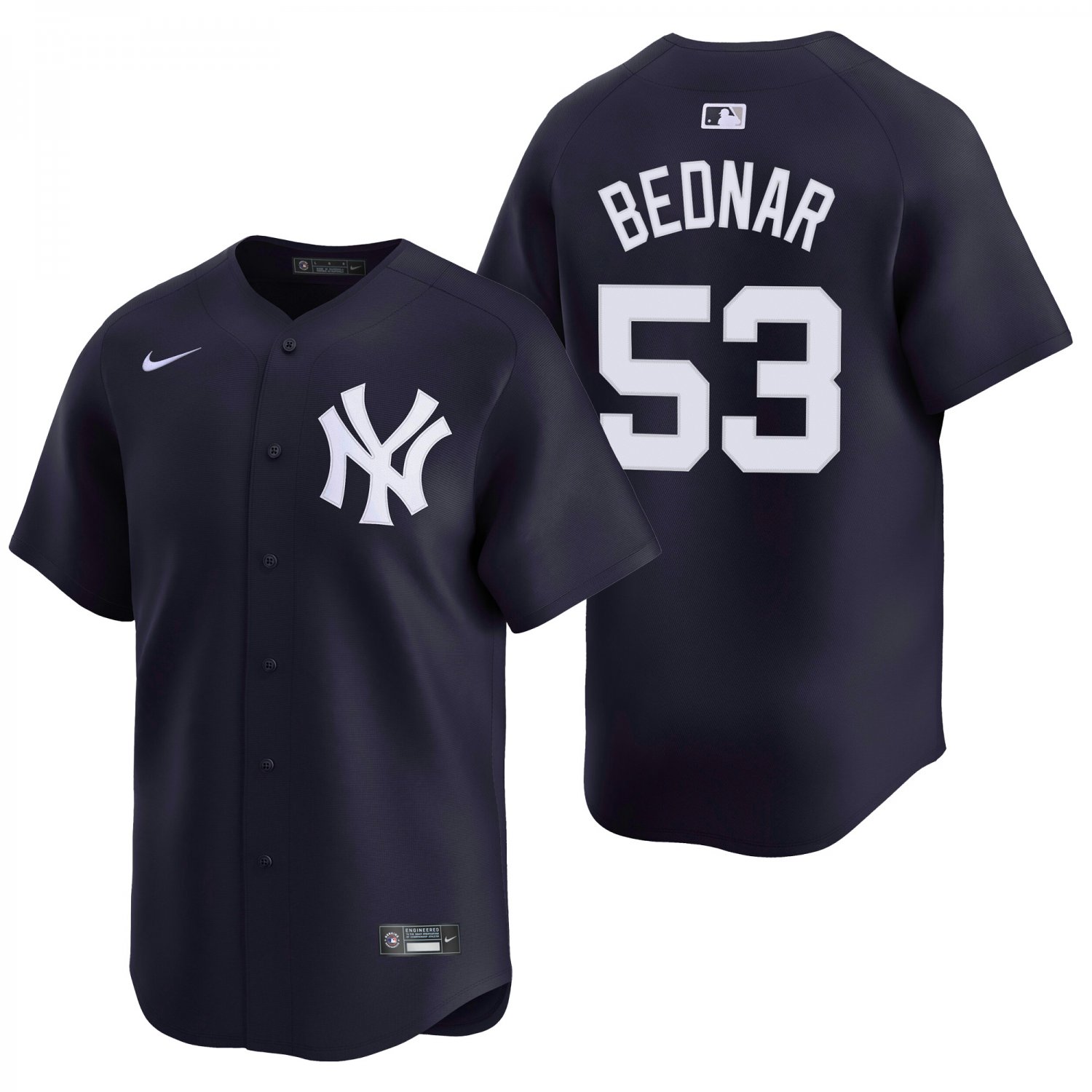 New York Yankees #53 David Bednar Navy Men's & Youth Stitched Jersey
