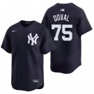 New York Yankees #75 Camilo Doval Navy Men's & Youth Stitched Jersey
