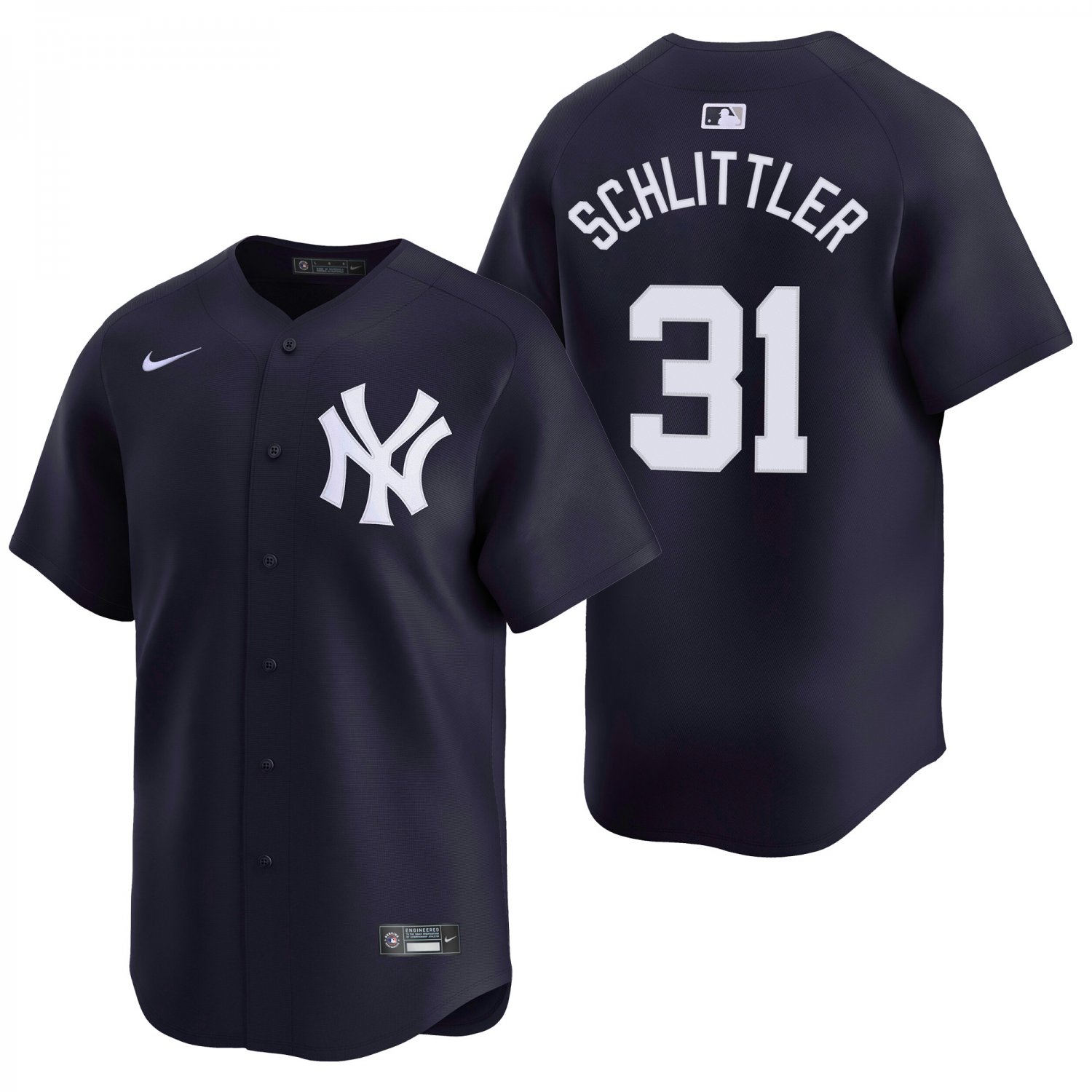 New York Yankees #31 Cam Schlittler Navy Men's & Youth Stitched Jersey