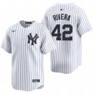 New York Yankees #42 Mariano Rivera White Men's & Youth Stitched Jersey