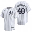 New York Yankees #48 Paul Goldschmidt White Men's & Youth Stitched Jersey