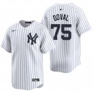 New York Yankees #75 Camilo Doval White Men's & Youth Stitched Jersey