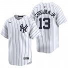 New York Yankees #13 Jazz Chisholm White Men's & Youth Stitched Jersey