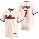 Philadelphia Phillies #7 Trea Turner Cream Men's & Youth Stitched Jersey