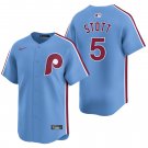 Philadelphia Phillies #5 Bryson Stott Light Blue Men's & Youth Stitched Jersey