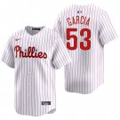 Philadelphia Phillies #53 Adolis Garcia White Men's & Youth Stitched Jersey