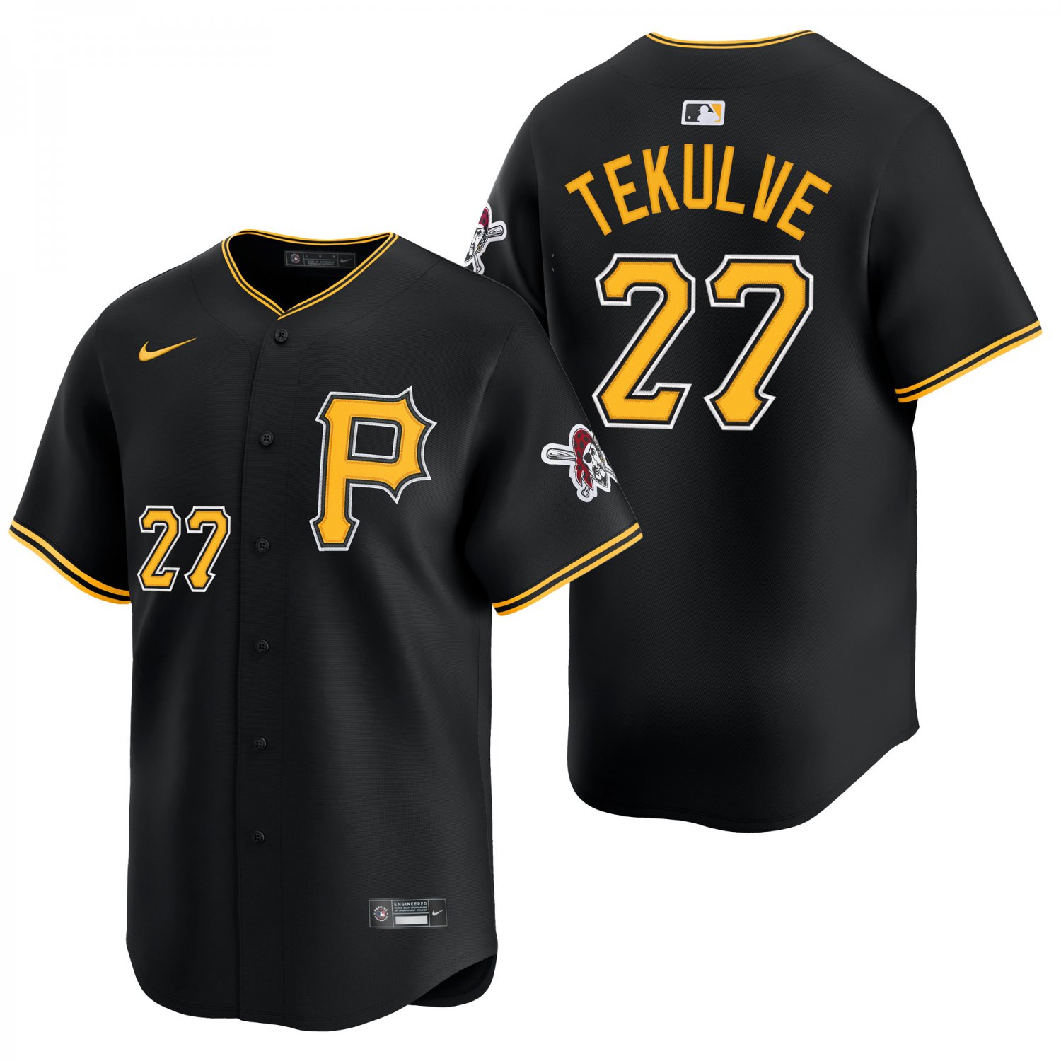 Pittsburgh Pirates #27 Kent Tekulve Black Men's & Youth Stitched Jersey