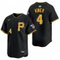 Pittsburgh Pirates #4 Ralph Kiner Black Men's & Youth Stitched Jersey