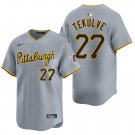 Pittsburgh Pirates #27 Kent Tekulve Gray Men's & Youth Stitched Jersey