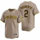 San Diego Padres #2 Xander Bogaerts Brown Stripe Men's & Youth Stitched Jersey