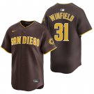 San Diego Padres #31 Dave Winfield Brown Men's & Youth Stitched Jersey