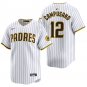 San Diego Padres #12 Luis Campusano White Men's & Youth Stitched Jersey
