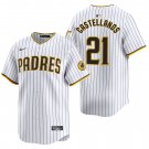 San Diego Padres #21 Nick Castellanos White Men's & Youth Stitched Jersey
