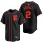 San Francisco Giants #2 Willy Adames Black Men's & Youth Stitched Jersey