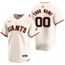 San Francisco Giants #00 Custom Name And Number Cream Men's & Youth Stitched Jersey