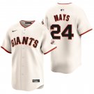San Francisco Giants #24 Willie Mays Cream Men's & Youth Stitched Jersey