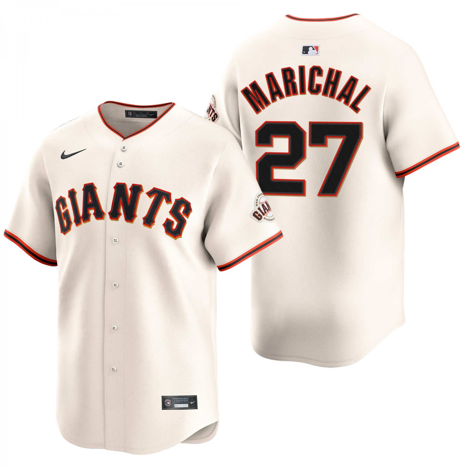 San Francisco Giants #27 Juan Marichal Cream Men's & Youth Stitched Jersey