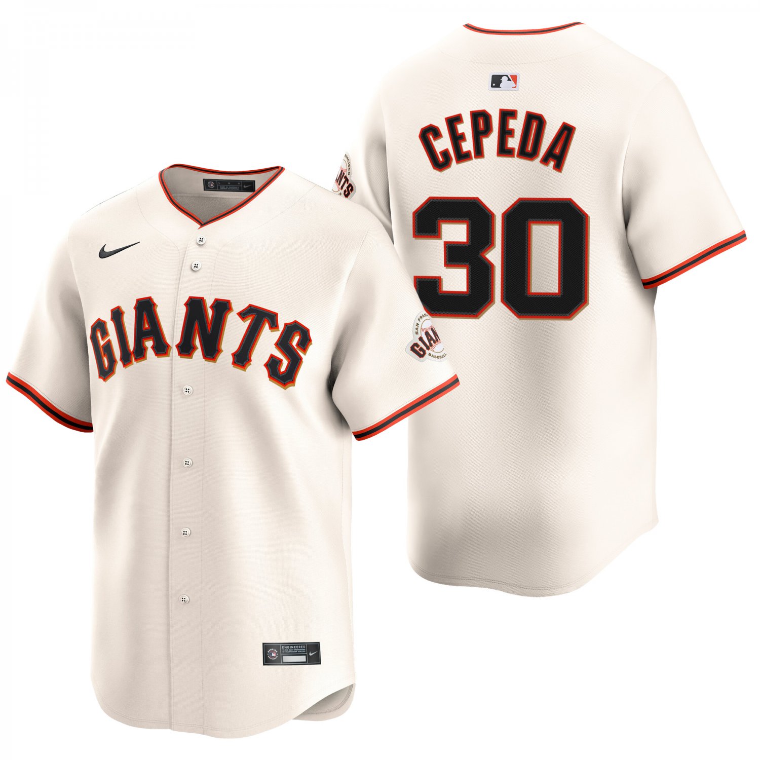 San Francisco Giants #30 Orlando Cepeda Cream Men's & Youth Stitched Jersey