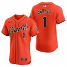 San Francisco Giants #1 Luis Arraez Orange Men's & Youth Stitched Jersey