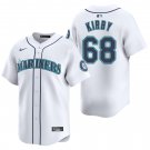 Seattle Mariners #68 George Kirby White Men's & Youth Stitched Jersey