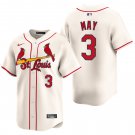 St. Louis Cardinals #3 Dustin May Cream Men's & Youth Stitched Jersey
