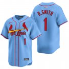 St. Louis Cardinals #1 Ozzie Smith Light Blue Men's & Youth Stitched Jersey