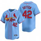 St. Louis Cardinals #42 Bruce Sutter Light Blue Men's & Youth Stitched Jersey