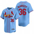 St. Louis Cardinals #36 Michael McGreevy Light Blue Men's & Youth Stitched Jersey