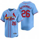 St. Louis Cardinals #26 JJ Wetherholt Light Blue Men's & Youth Stitched Jersey
