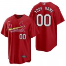 St. Louis Cardinals #00 Custom Name And Number Red Men's & Youth Stitched Jersey