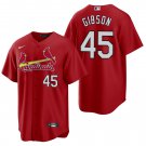 St. Louis Cardinals #45 Bob Gibson Red Men's & Youth Stitched Jersey