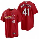 St. Louis Cardinals #41 Alec Burleson Red Men's & Youth Stitched Jersey