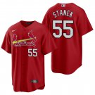 St. Louis Cardinals #55 Ryne Stanek Red Men's & Youth Stitched Jersey