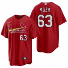 St. Louis Cardinals #63 Yohel Pozo Red Men's & Youth Stitched Jersey