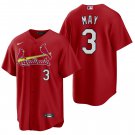St. Louis Cardinals #3 Dustin May Red Men's & Youth Stitched Jersey
