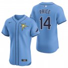 Tampa Bay Rays #14 David Price Light Blue Men's & Youth Stitched Jersey