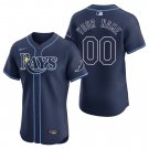 Tampa Bay Rays #00 Custom Name And Number Navy Men's & Youth Stitched Jersey