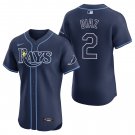 Tampa Bay Rays #2 Yandy Diaz Navy Men's & Youth Stitched Jersey