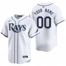 Tampa Bay Rays #00 Custom Name And Number White Men's & Youth Stitched Jersey