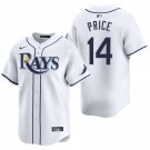 Tampa Bay Rays #14 David Price White Men's & Youth Stitched Jersey