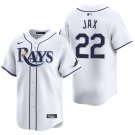 Tampa Bay Rays #22 Griffin Jax White Men's & Youth Stitched Jersey