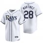 Tampa Bay Rays #28 Nick Martinez White Men's & Youth Stitched Jersey