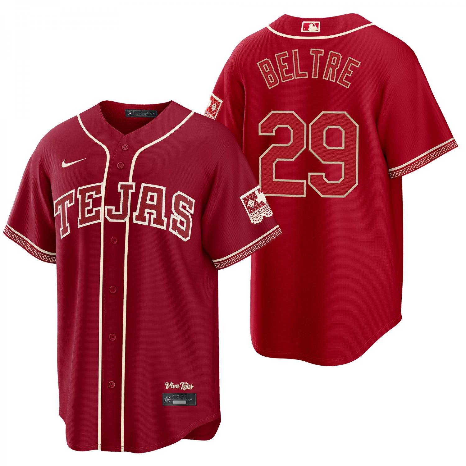 Texas Rangers #29 Adrian Beltre Red Men's & Youth Stitched Jersey