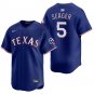 Texas Rangers #5 Corey Seager Royal Blue Men's & Youth Stitched Jersey